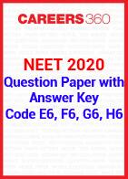 NEET 2020 Question Paper with Answer Key Code E6, F6, G6, H6