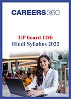 UP Board 12th Hindi Syllabus 2022