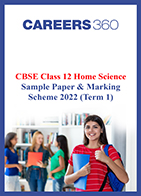 CBSE Class 12 Home Science Sample Paper & Marking Scheme 2022 (Term 1)