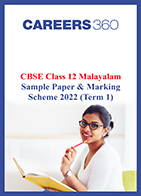 CBSE Class 12 Malayalam Sample Paper & Marking Scheme 2022 (Term 1)