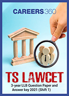 TS LAWCET 3-year LLB question paper and answer key 2021 (Shift - 1)