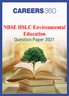 NBSE HSLC Environmental Education Question Paper 2021
