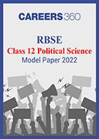 RBSE Class 12 Political Science Model Paper 2022