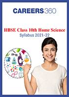 HBSE Class 10th Home Science Syllabus 2021-22