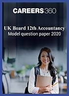 UK Board 12th Accountancy Model question paper 2020
