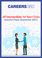 AP Intermediate 1st Year Civics Question Paper (September 2021)