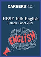 HBSE 10th English Sample Paper 2021