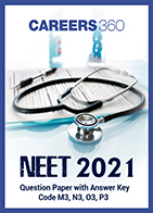 NEET 2021 Question Paper with Answer Key Code M3, N3, O3, P3