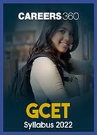 GCET 2022 Syllabus