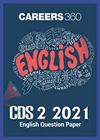 CDS 2 2021 English Question Paper