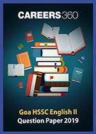 Goa HSSC English II Question Paper 2019