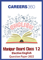Manipur Board Class 12 Elective English Question Paper 2022