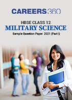 HBSE Class 12 Military Science Sample Question Paper 2021 (Part 1)