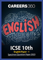 ICSE 10th English Paper - 1 Specimen Question Paper 2023
