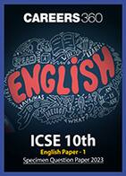 ICSE 10th English Paper - 1 Specimen Question Paper 2023