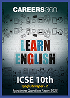 ICSE 10th English Paper - 2 Specimen Question Paper 2023