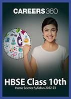 HBSE Class 10th Home Science Syllabus 2022-23