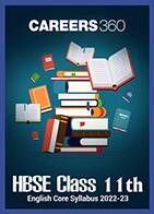 HBSE Class 11th English Core Syllabus 2022-23