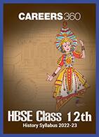 HBSE Class 12th History Syllabus 2022-23
