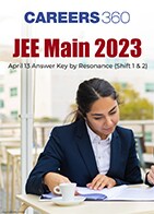 JEE Main 2023 April 13 Answer Key by Resonance (Shift 1 & 2)