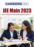 JEE Main 2023 April 15 Answer Key by Resonance