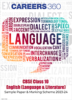 CBSE Class 10 English (Language & Literature) Sample Paper & Marking Scheme 2023-24
