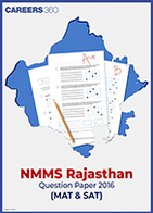 NMMS Rajasthan Question Paper 2016 (MAT & SAT)
