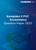 Karnataka II PUC Accountancy Question Paper 2023
