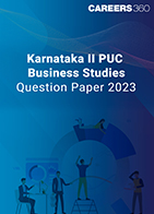 Karnataka II PUC Business Studies Question Paper 2023