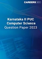 Karnataka II PUC Computer Science Question Paper 2023