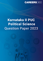 Karnataka II PUC Political Science Question Paper 2023