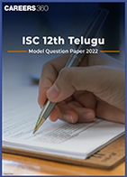 TS Intermediate Telugu Model Question Paper 2022