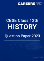 CBSE Class 12th History Question Paper 2023