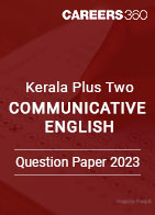 Kerala Plus Two Communicative English Question Paper 2023
