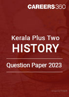 Kerala Plus Two History Question Paper 2023