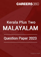 Kerala Plus Two Malayalam Question Paper 2023
