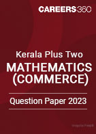 Kerala Plus Two Mathematics (Commerce) Question Paper 2023