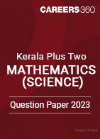 Kerala Plus Two Mathematics (Science) Question Paper 2023
