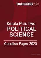 Kerala Plus Two Political Science Question Paper 2023