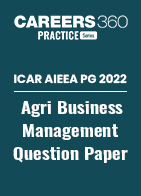 ICAR AIEEA PG 2022 - Agri Business Management Question Paper