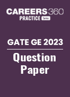 GATE GE 2023 Question Paper