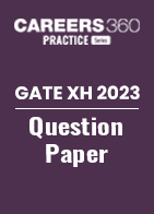 GATE XH 2023 Question Paper