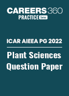 ICAR AIEEA PG 2022 - Plant Sciences Question Paper