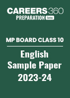 MP Board Class 10 English Model Paper 2023-24