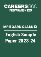 MP Board Class 12 English Model Paper 2023-24