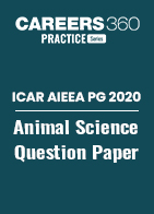 ICAR AIEEA PG 2020 - Animal Science Question Paper