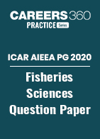 ICAR AIEEA PG 2020 - Fisheries Sciences Question Paper