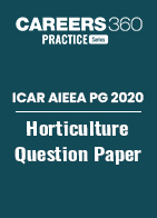 ICAR AIEEA PG 2020 - Horticulture Question Paper