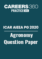 ICAR AIEEA PG 2020 - Agronomy Question Paper