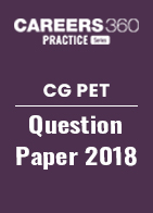 CG PET Question Paper 2018
